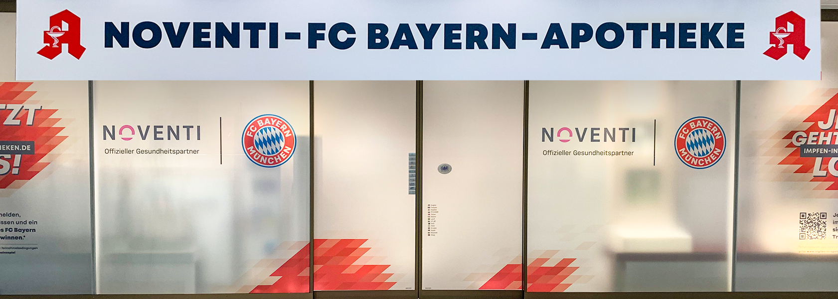 FC Bayern-Noventi walk-in vaccination pharmacy